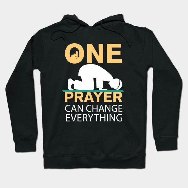 One prayer Hoodie by Maestrouzy